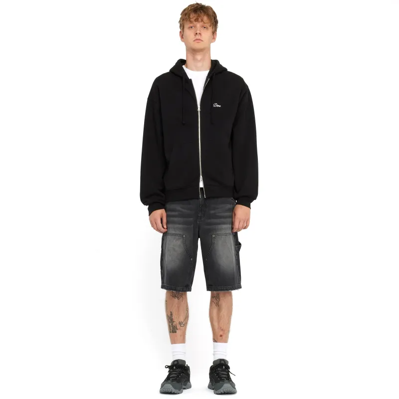 Cursive Small Logo Zip Hoodie sold by Dime