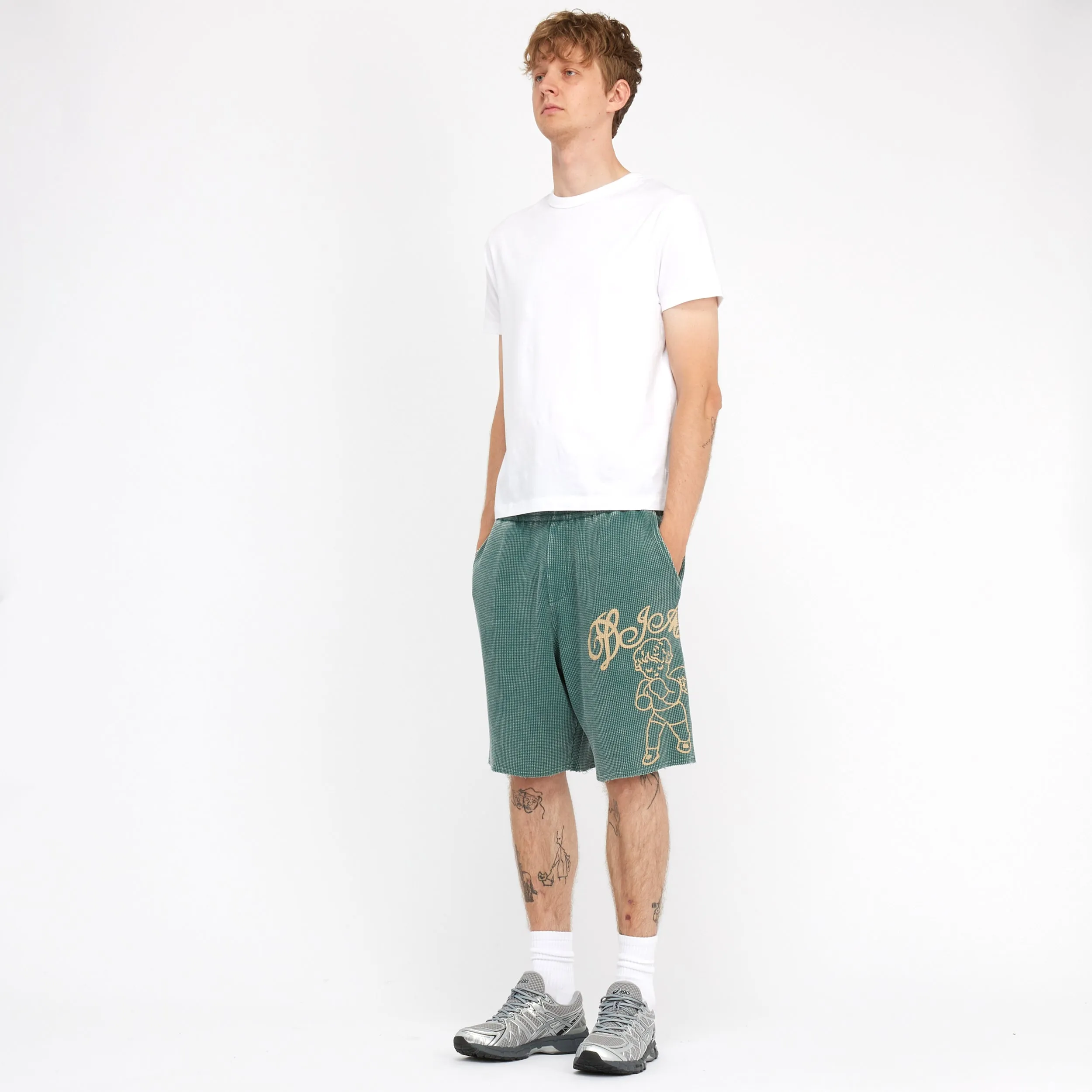 Fighter Waffle Shorts sold by Dime