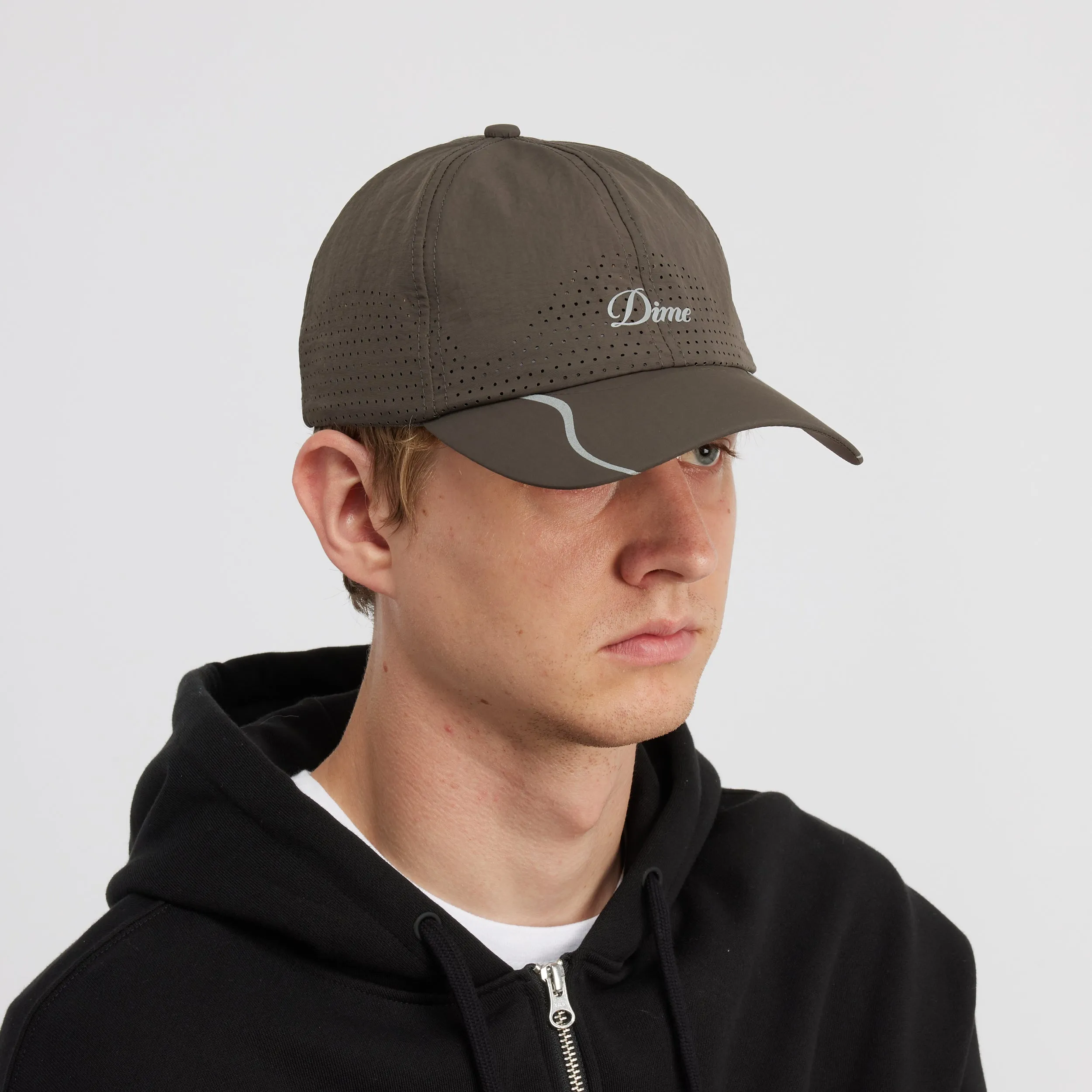 Cursive Tech Cap sold by Dime