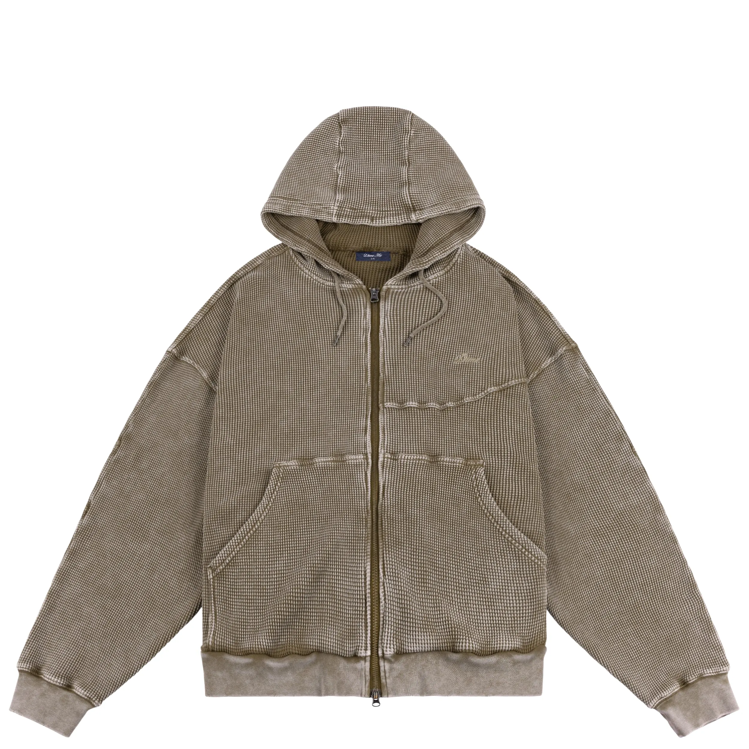 Premium Waffle Zip Hoodie sold by Dime product image thumbnail 2