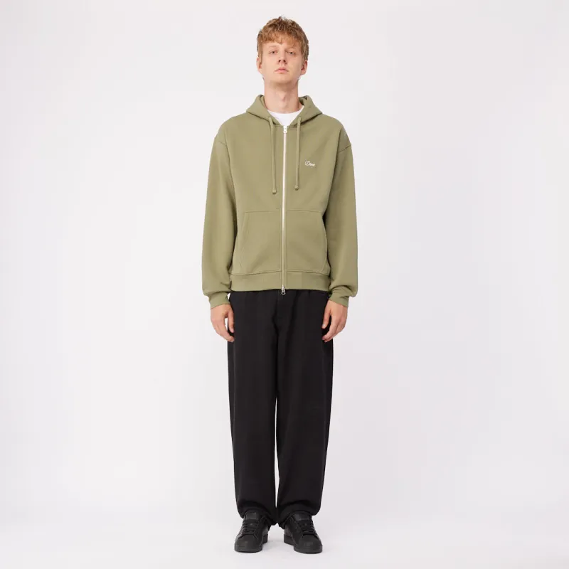 Cursive Zip Hoodie sold by Dime