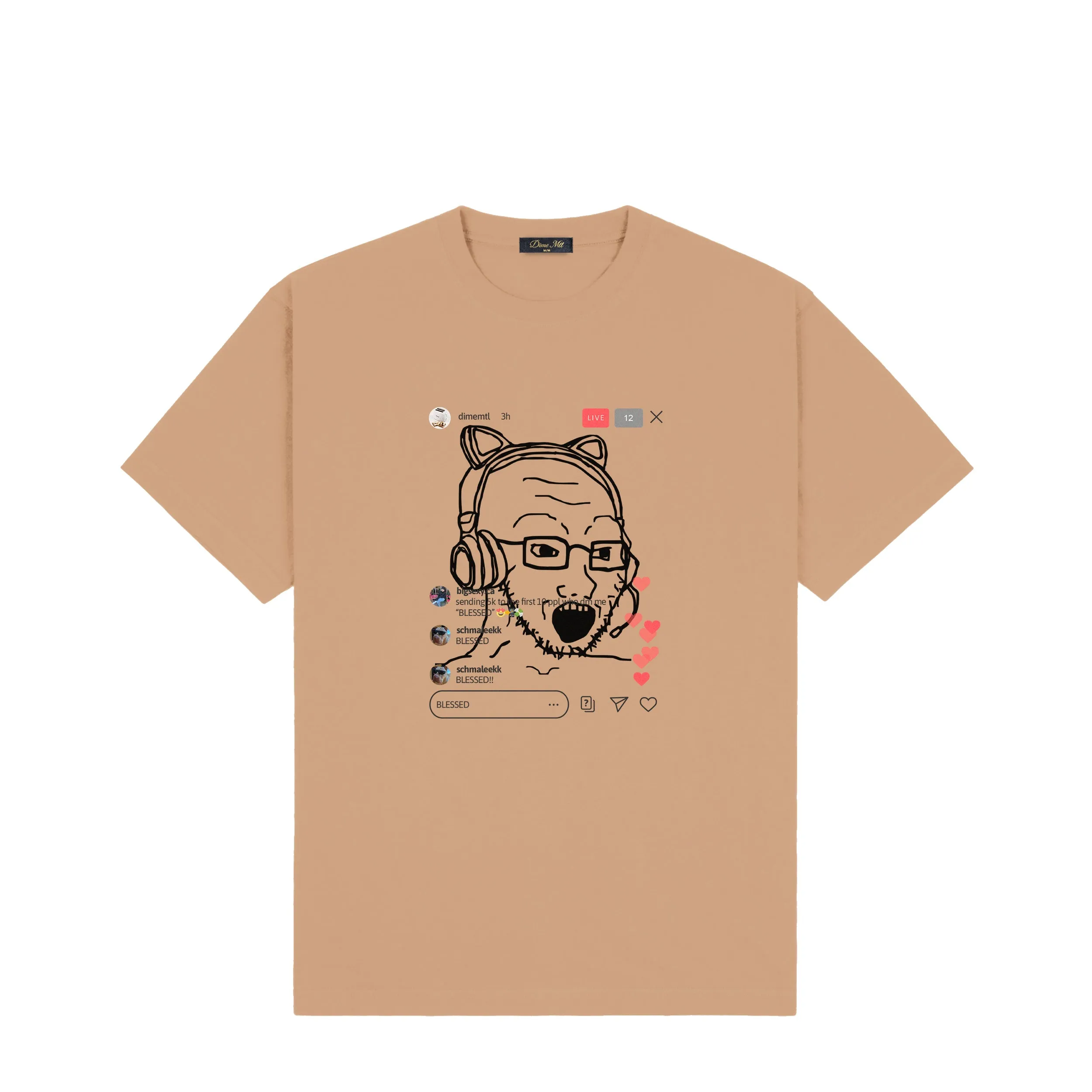 Live T-Shirt sold by Dime