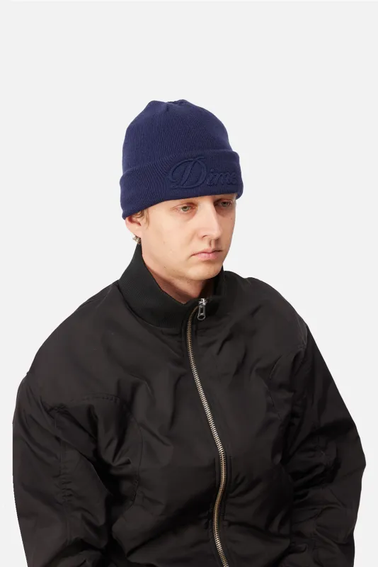 Cursive Fold Beanie sold by Dime