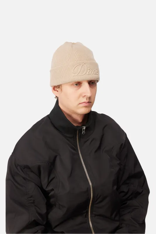 Cursive Fold Beanie sold by Dime