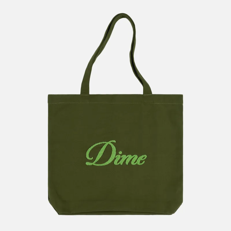 Cursive Chenille Tote Bag sold by Dime
