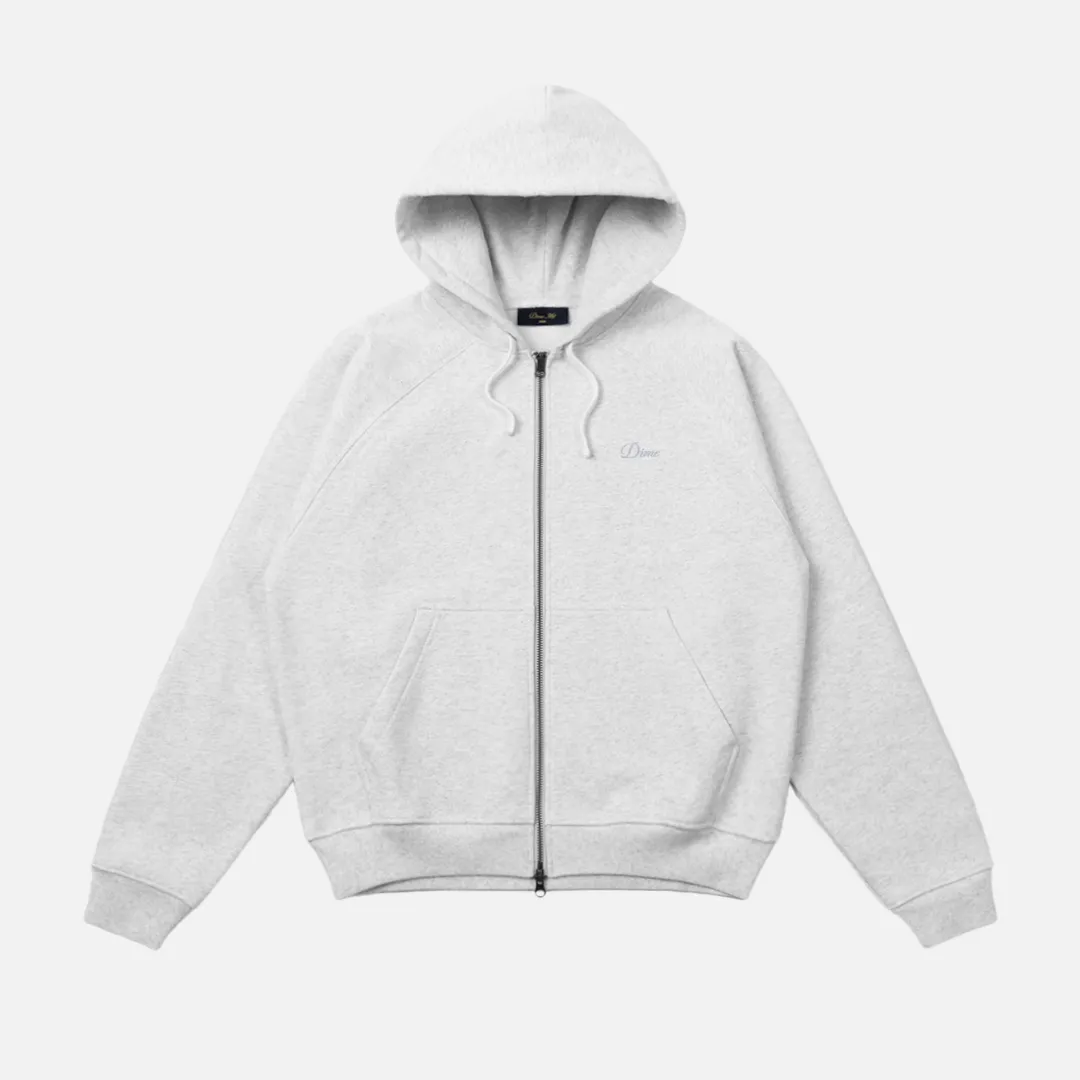 Cursive Small Logo Zip Hoodie sold by Dime product image thumbnail 5