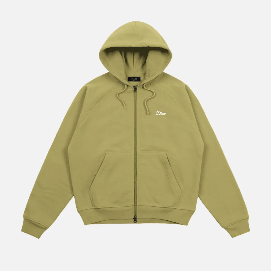 Cursive Small Logo Zip Hoodie sold by Dime product image thumbnail 5