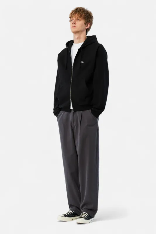 Cursive Small Logo Zip Hoodie sold by Dime