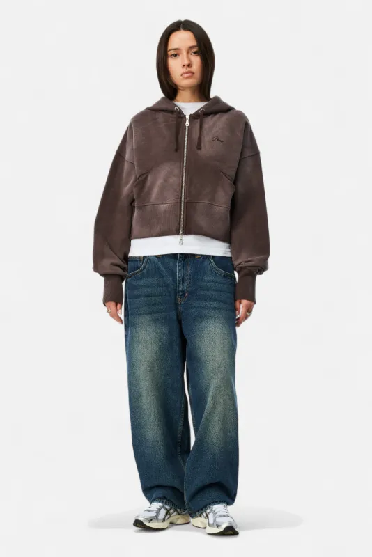 Cropped Zip Hoodie sold by Dime