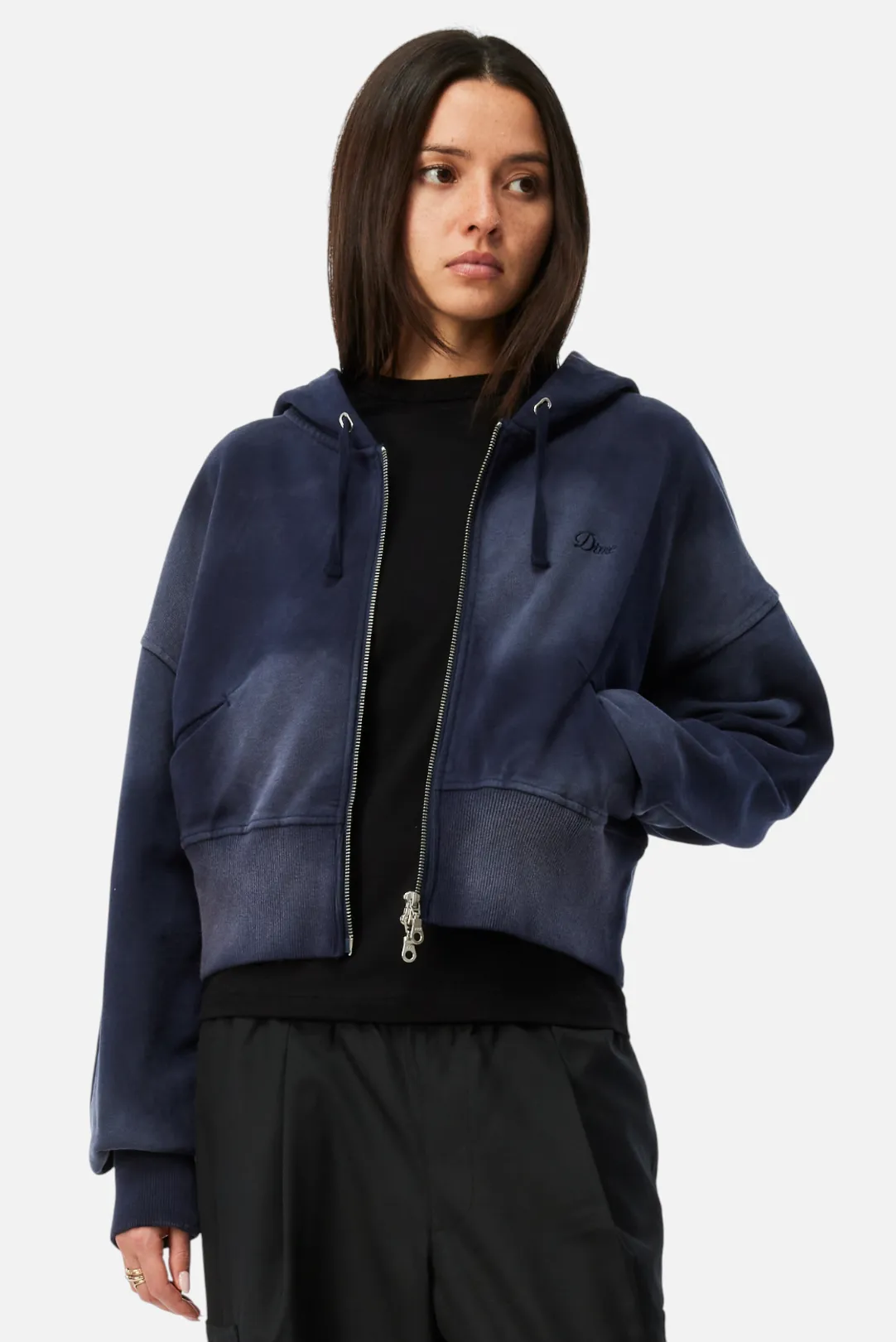 Cropped Zip Hoodie sold by Dime product image thumbnail 4