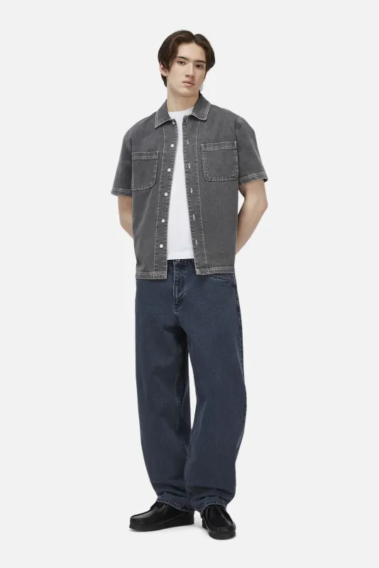 Stonewash Button Up made by Dime