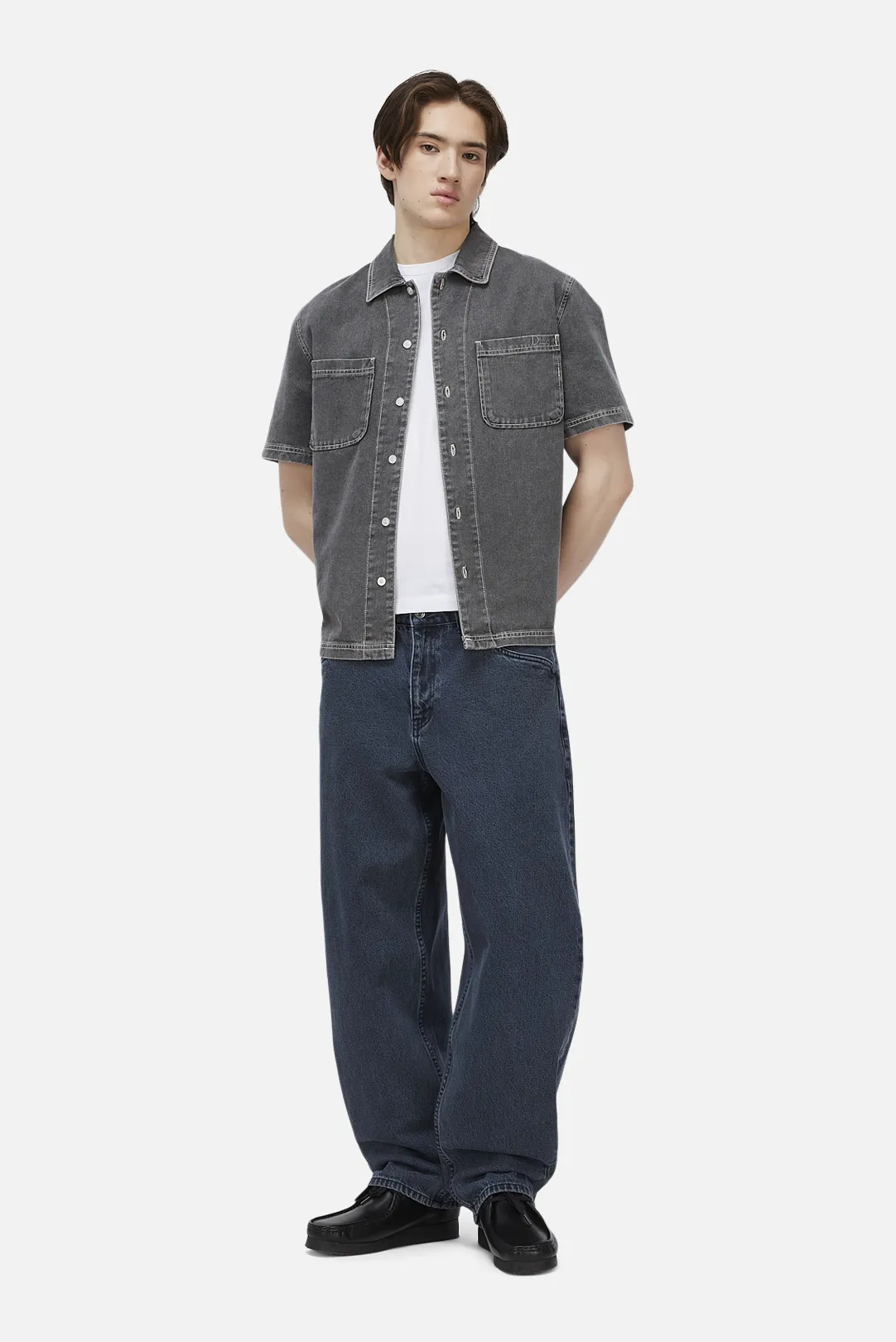 Stonewash Button Up sold by Dime