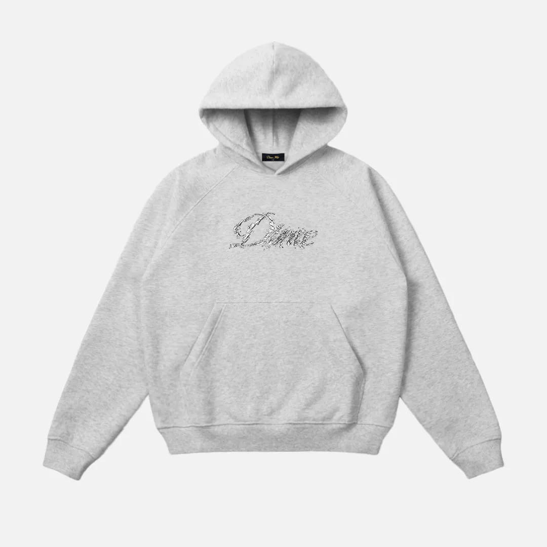 Cursive Smashed Hoodie sold by Dime