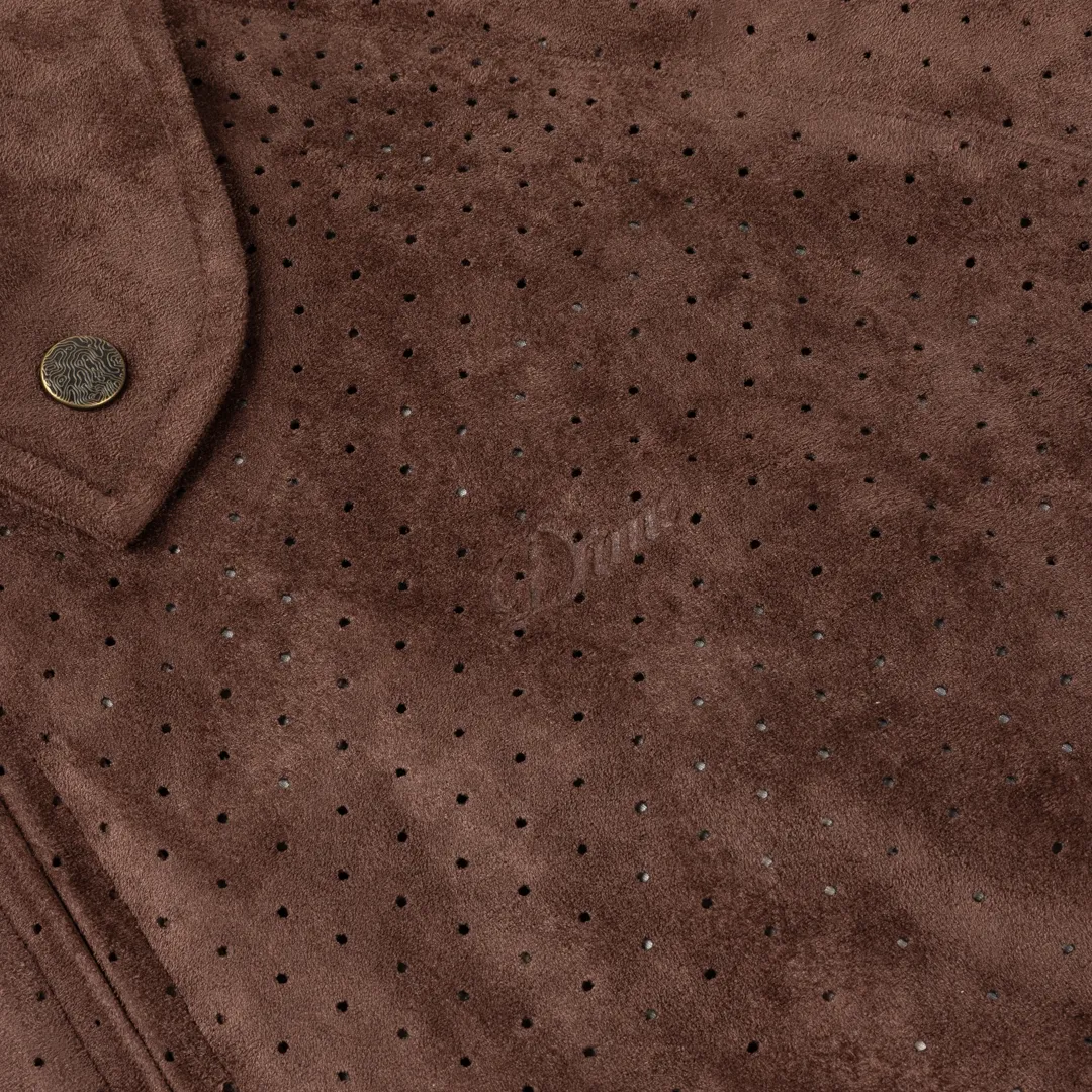 Perforated Faux Suede Jacket sold by Dime product image thumbnail 5