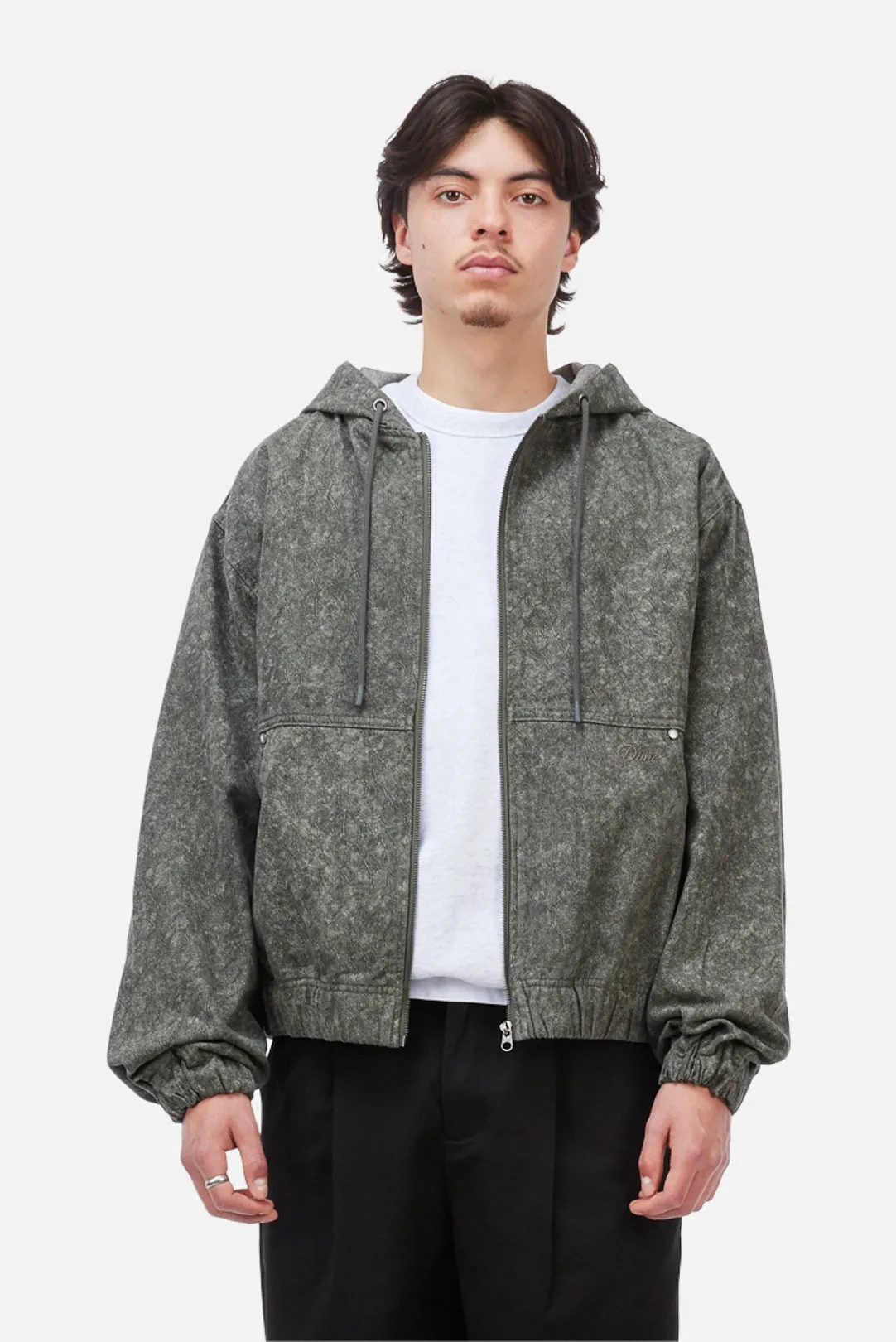 Hooded Denim Jacket sold by Dime product image thumbnail 3
