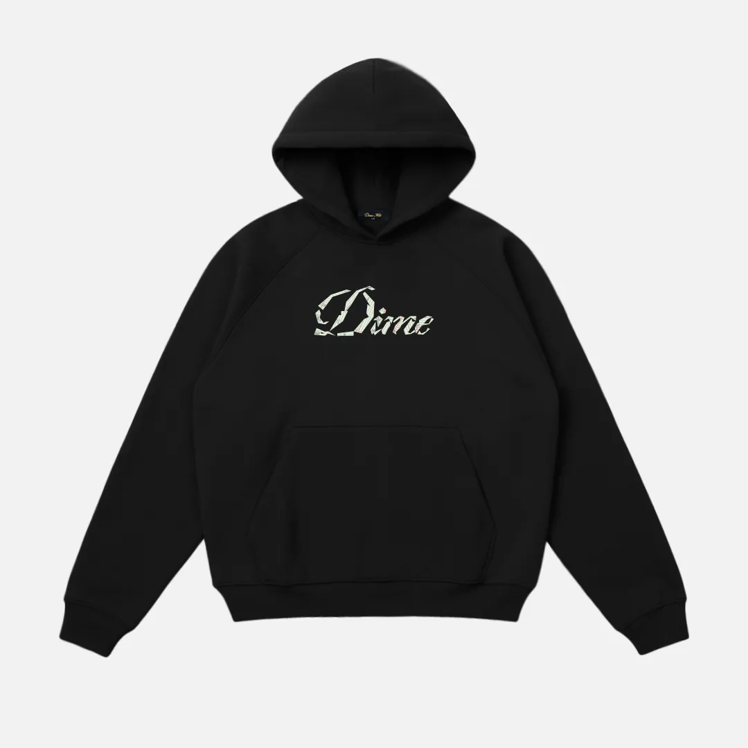 Cursive Paper Cut Hoodie sold by Dime