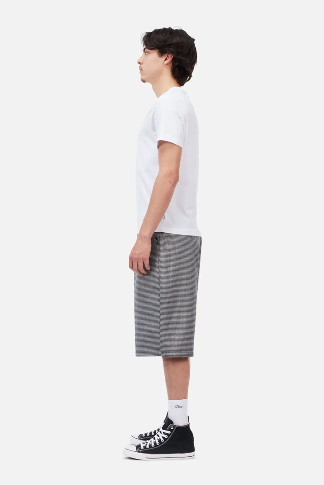 Baggy Houndstooth Shorts sold by Dime product image thumbnail 2