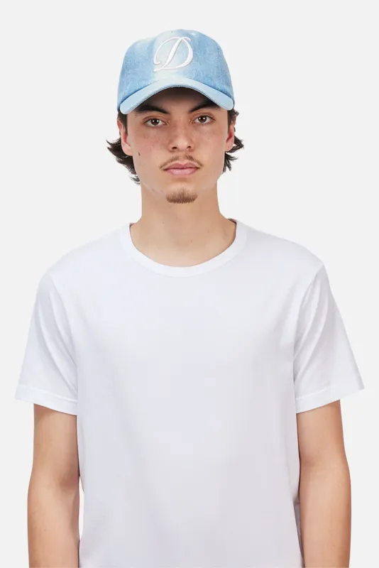 Cursive Denim Worker Cap made by Dime