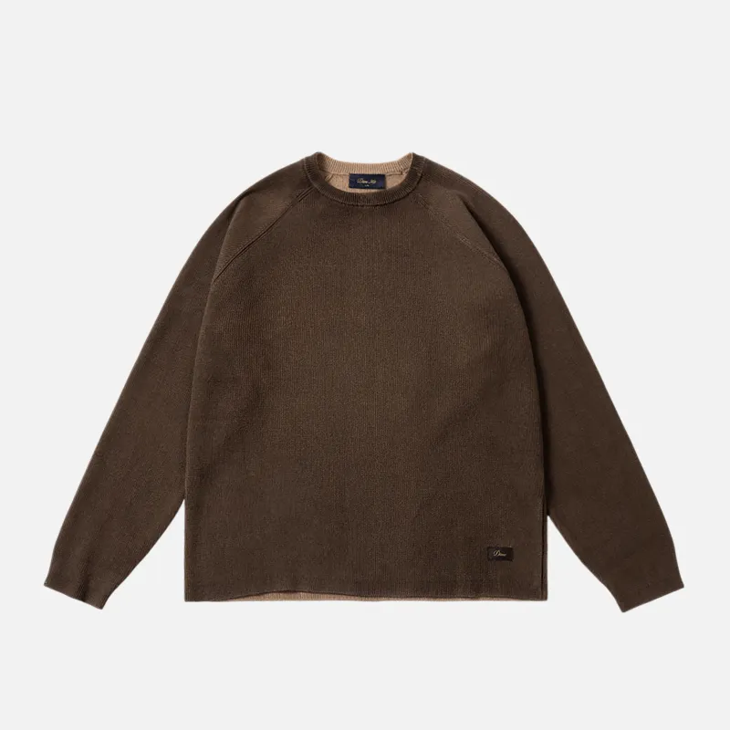 Printed Rib Sweater made by Dime