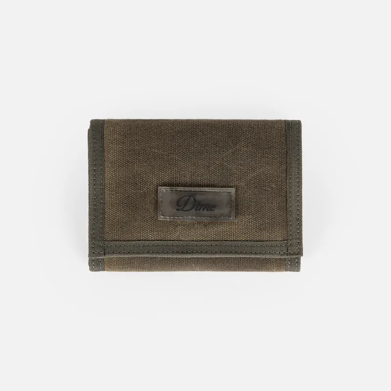 Waxed Velcro Wallet made by Dime