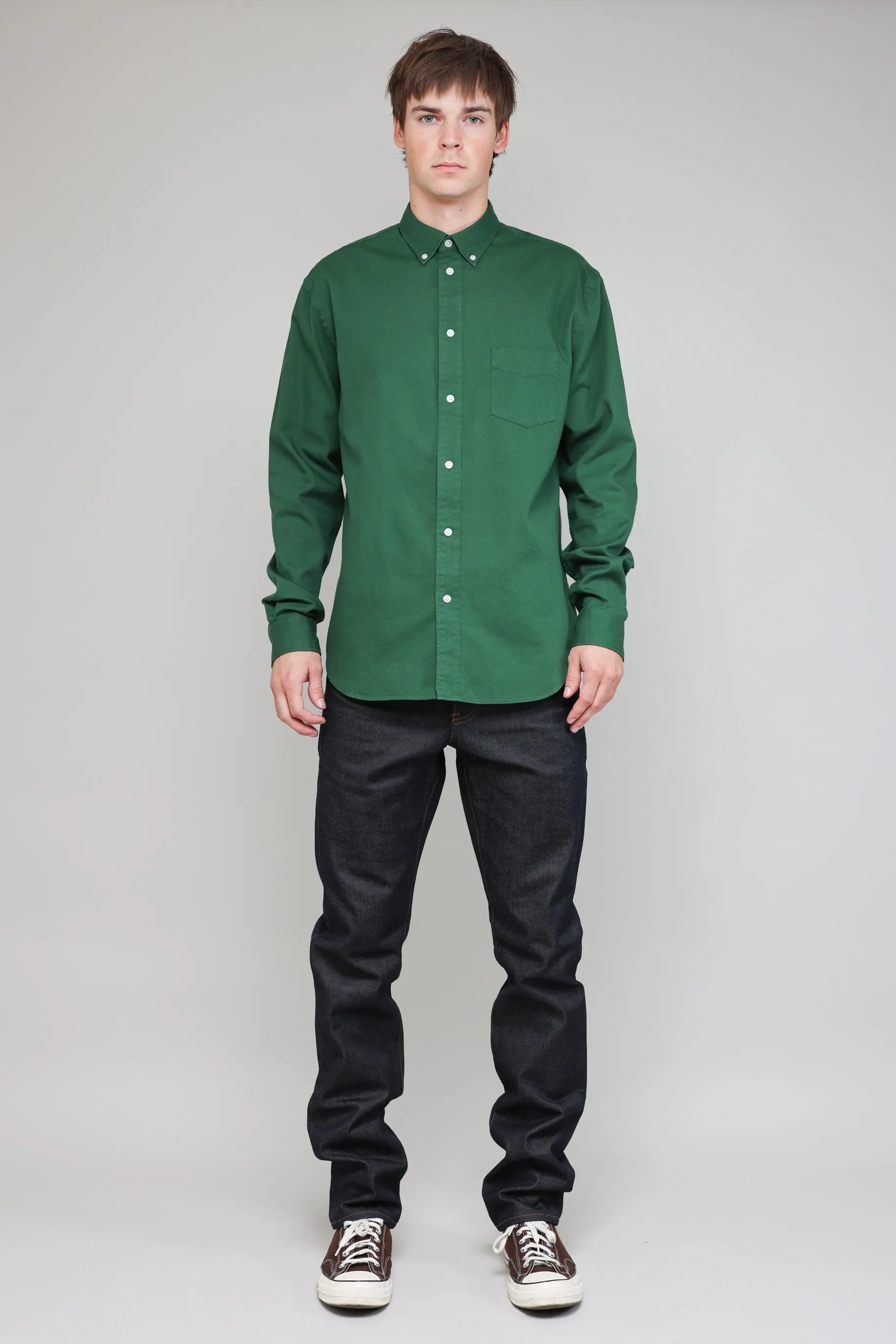 NS1191-67 Japanese Washed Oxford in Green sold by National Standards product image thumbnail 5