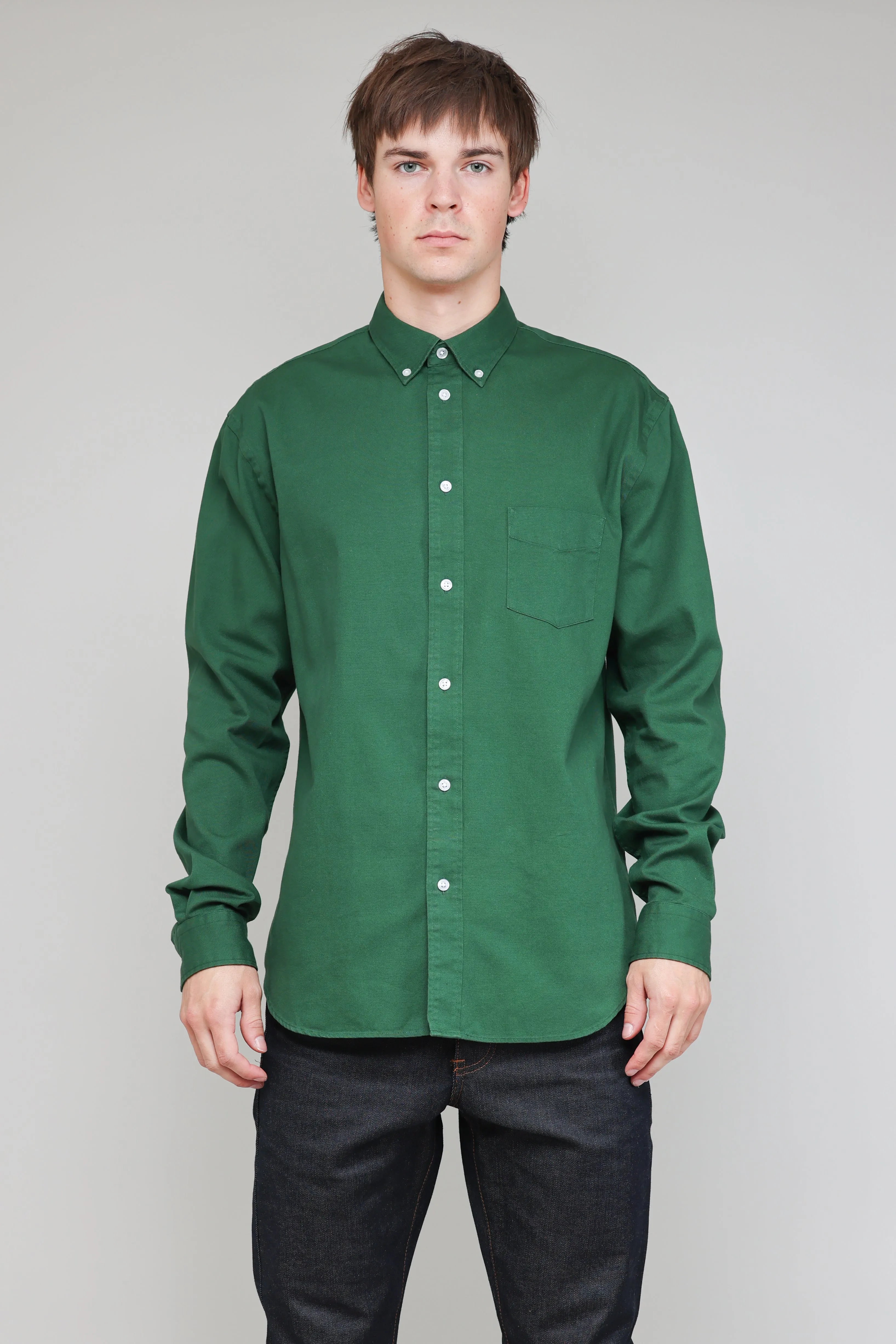NS1191-67 Japanese Washed Oxford in Green sold by National Standards product image thumbnail 2