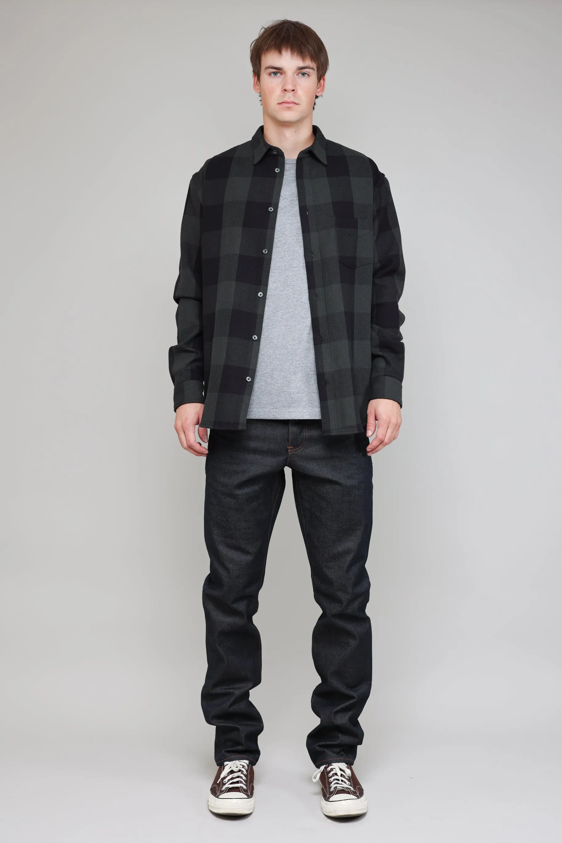 NS1190-91 Japanese Buffalo Twill in Grey and Black sold by National Standards product image thumbnail 5