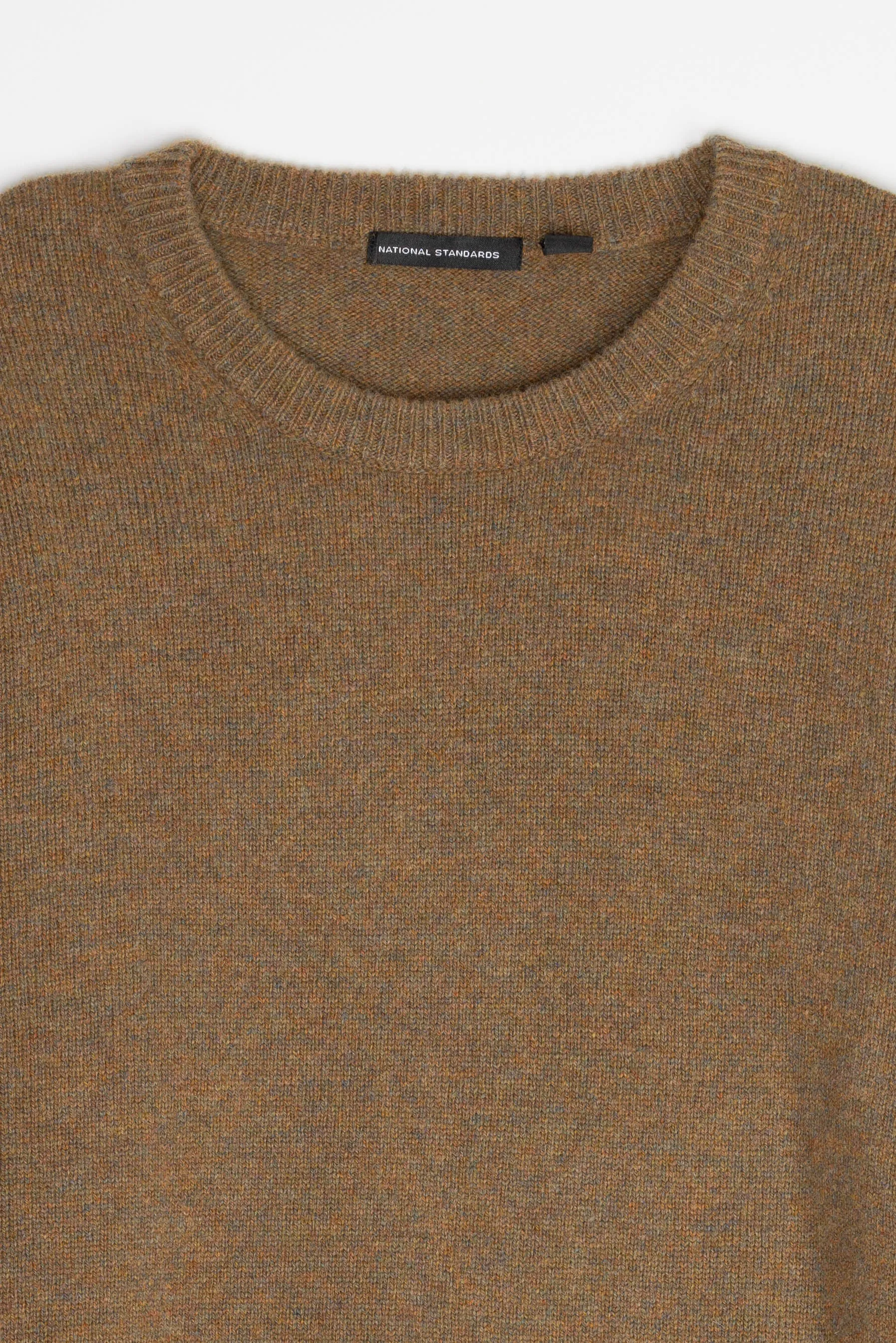 NS3018-21 New Wool Crew Neck in Melange Cider sold by National Standards product image thumbnail 2