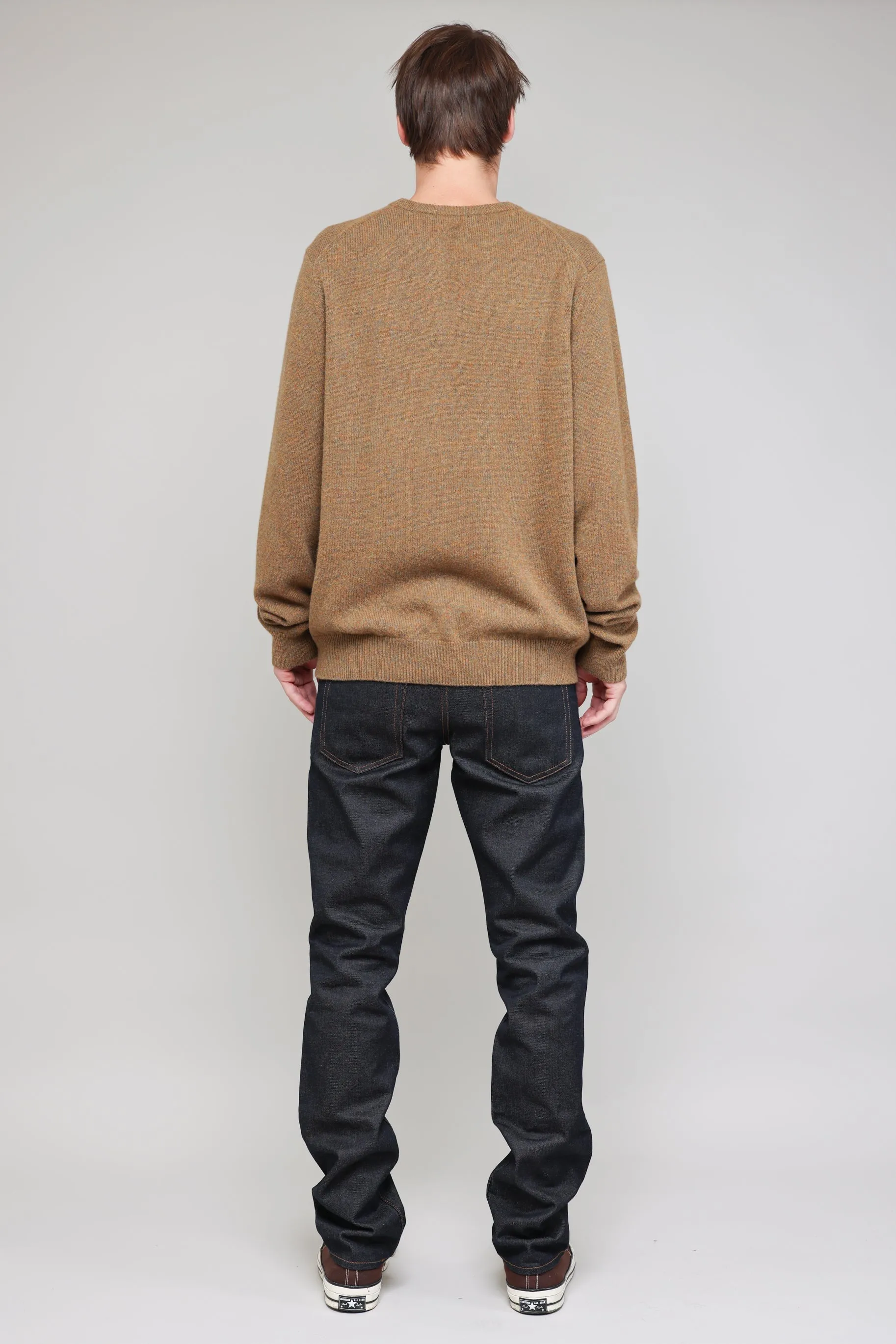 NS3018-21 New Wool Crew Neck in Melange Cider sold by National Standards product image thumbnail 5