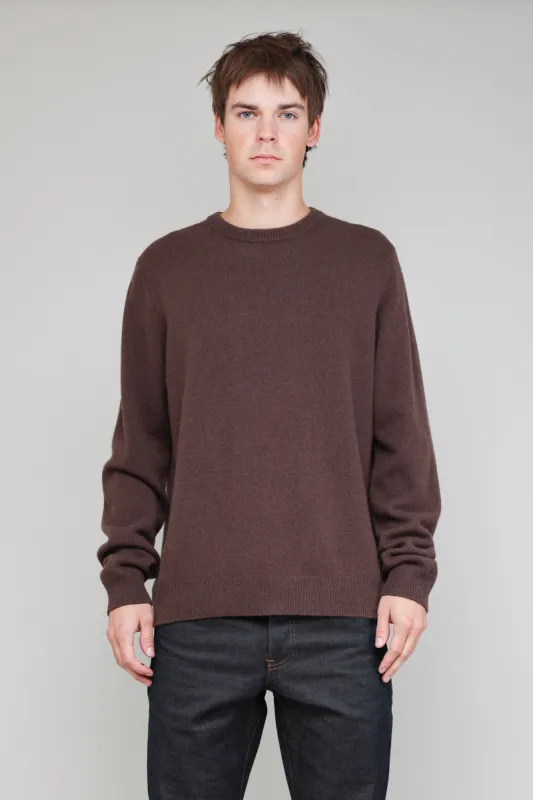 NS3018-19 New Wool Crew Neck in Brown sold by National Standards