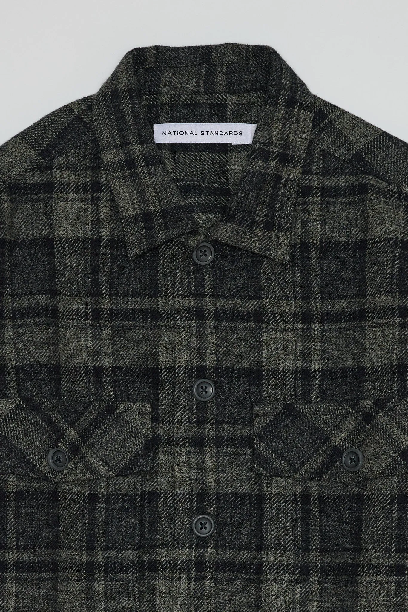 NS1199-23 Japanese Tweedy Plaid in Grey and Black sold by National Standards product image thumbnail 3