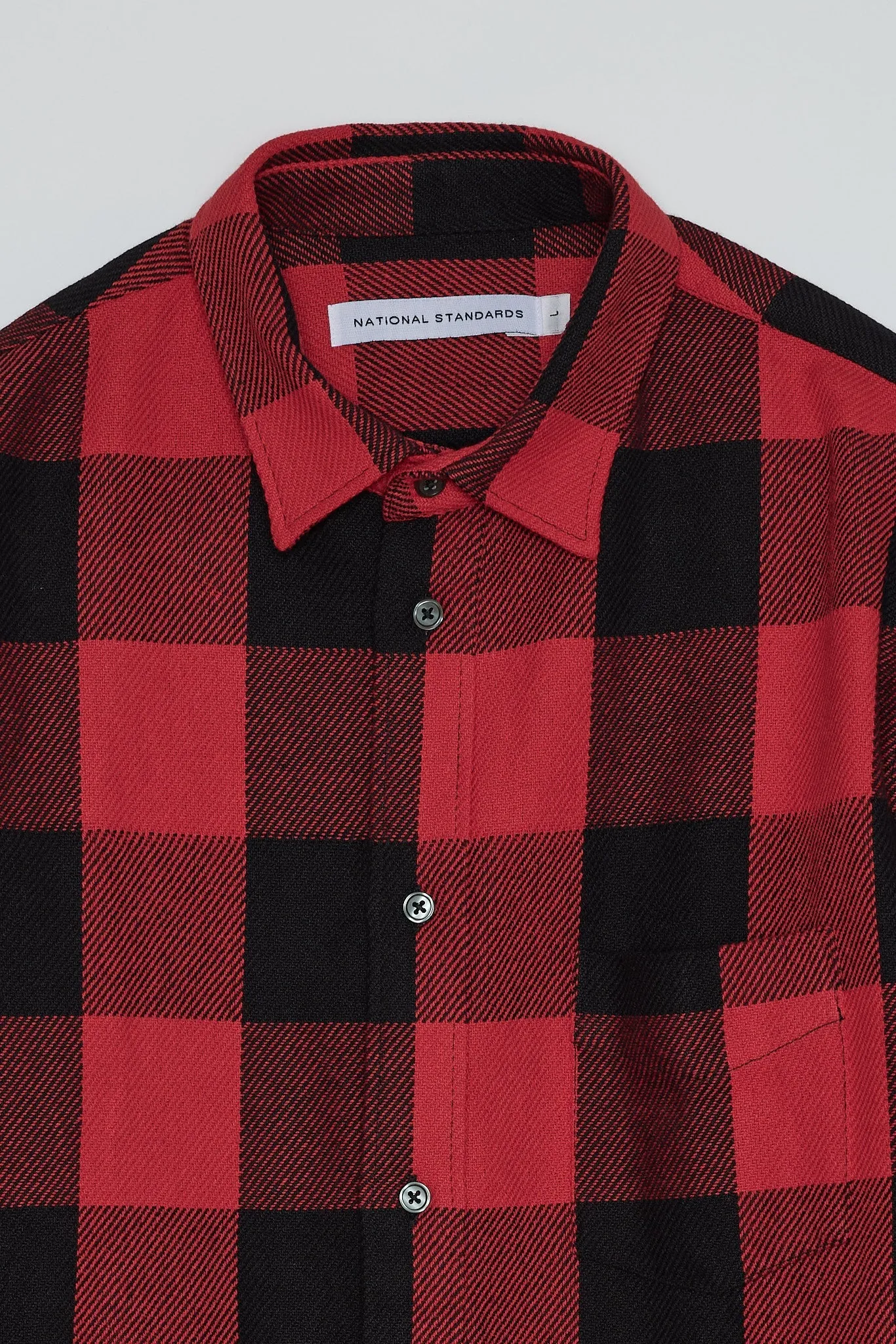 NS1190-92 Japanese Buffalo Twill in Red and Black sold by National Standards product image thumbnail 3