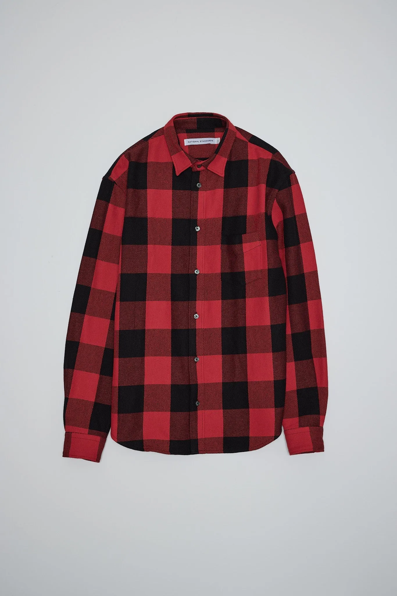 NS1190-92 Japanese Buffalo Twill in Red and Black sold by National Standards