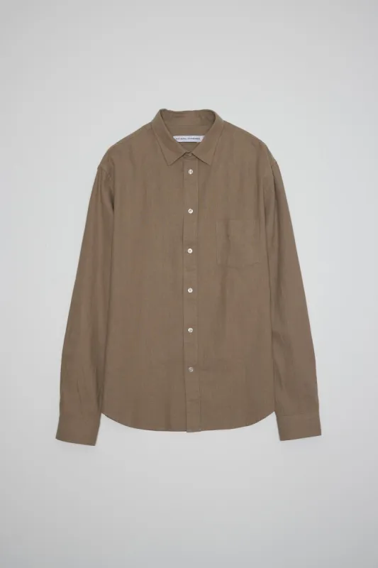NS1190-64 Japanese Washed Canvas in Taupe sold by National Standards