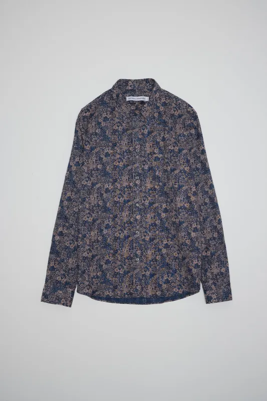 NS1145-212 Japanese Bouquet Print in Blue sold by National Standards