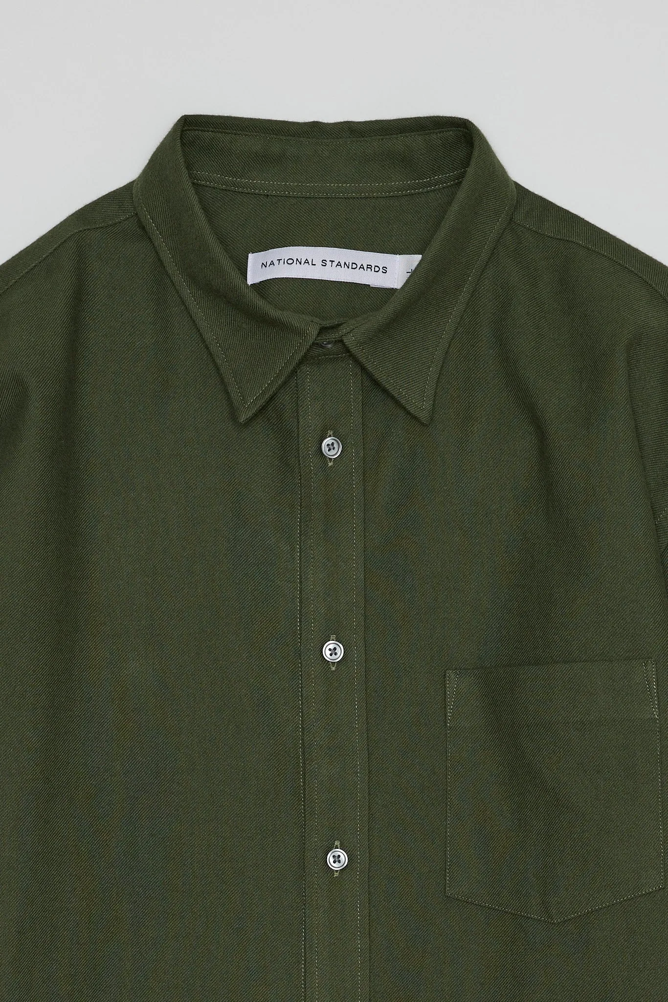 NS1145-195 Japanese Organic Twill in Forest sold by National Standards product image thumbnail 3