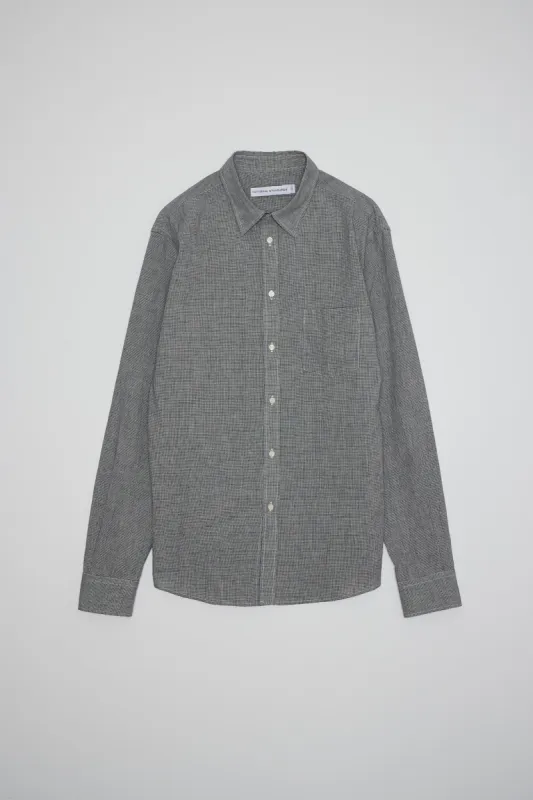 NS1145-73 Japanese Micro Houndstooth in Navy and White sold by National Standards