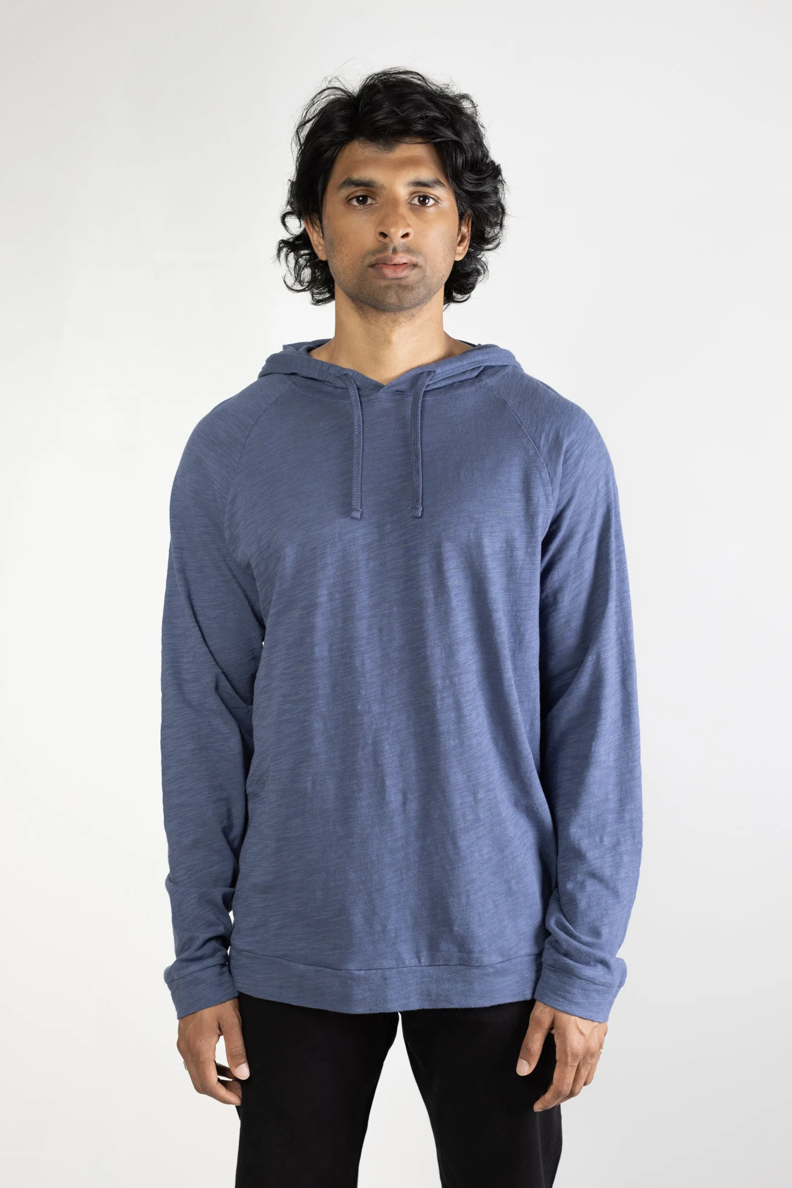 NS2139-5 Slub Jersey Pullover Hoodie in Blue sold by National Standards product image thumbnail 2