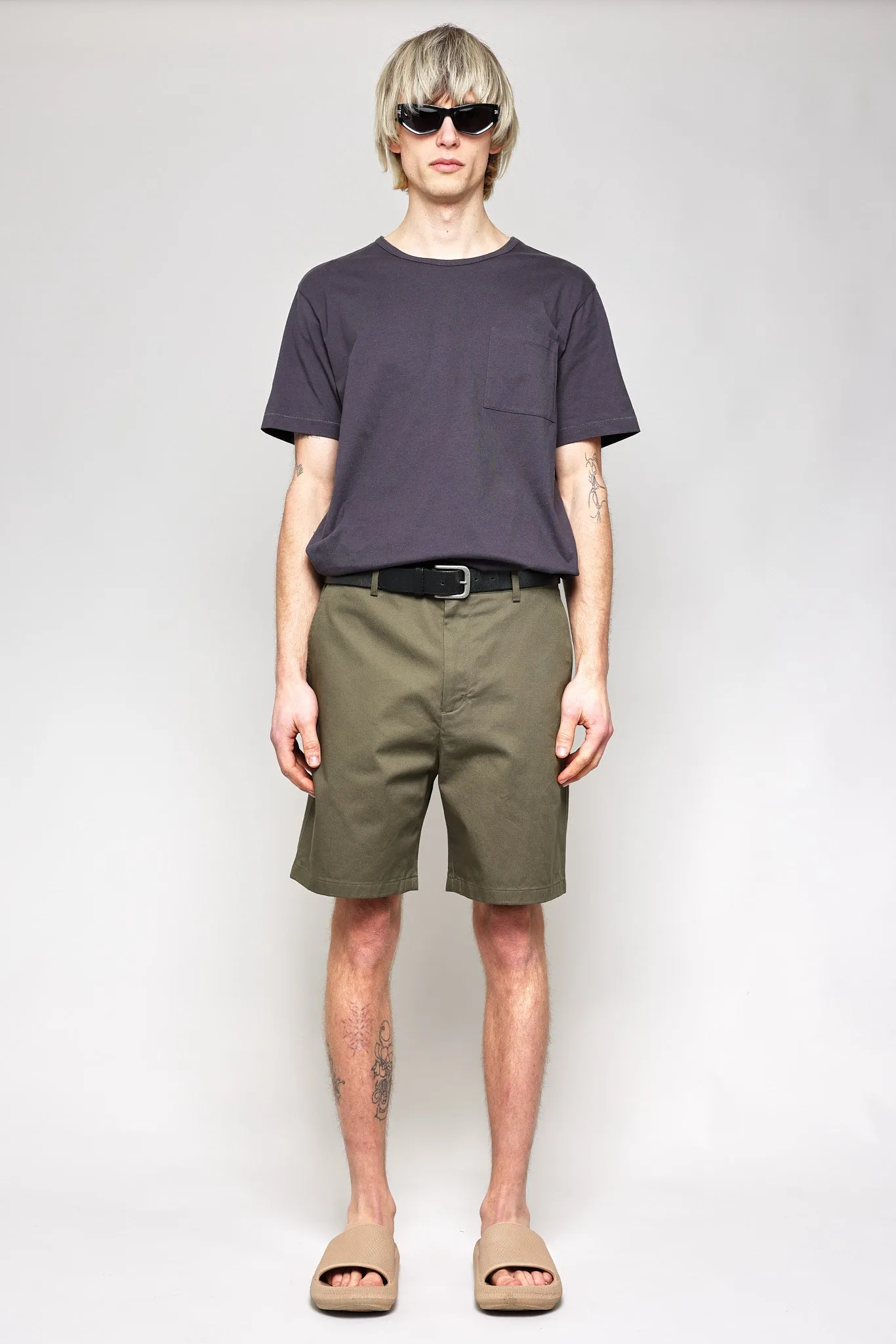 NS1205-5 Japanese Chino Shorts High Density Twill in Green sold by National Standards product image thumbnail 2