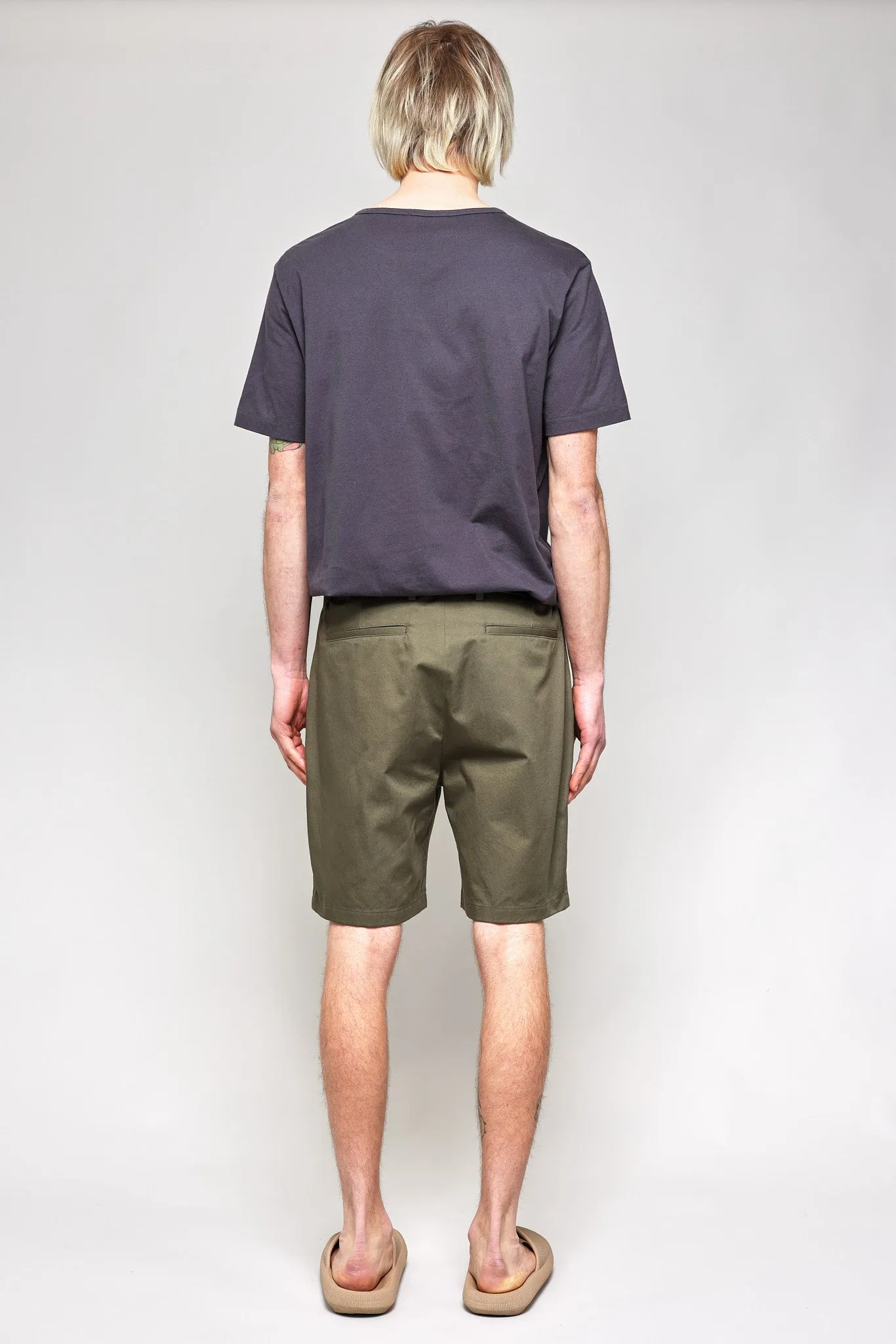 NS1205-5 Japanese Chino Shorts High Density Twill in Green sold by National Standards product image thumbnail 4