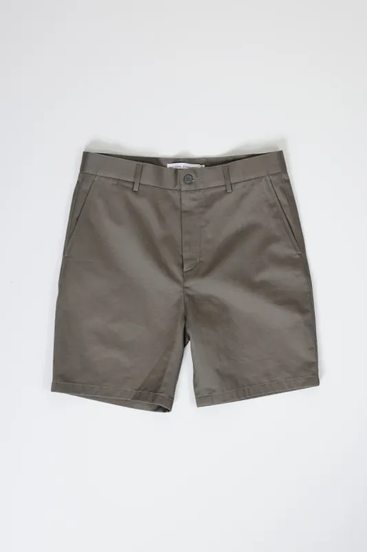 NS1205-2 Japanese Chino Shorts 20s Chino Cloth in Grey sold by National Standards