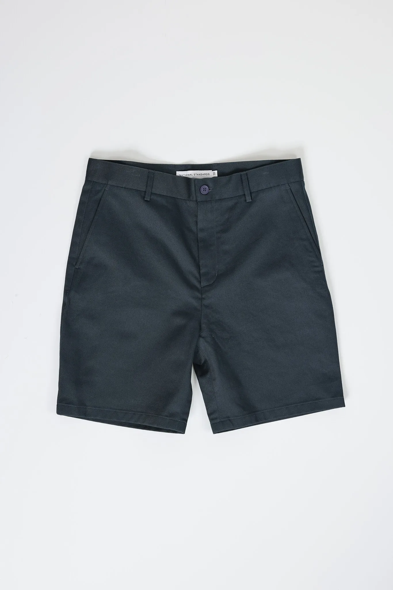 NS1205-1 Japanese Chino Shorts 20s Chino Cloth in Navy sold by National Standards