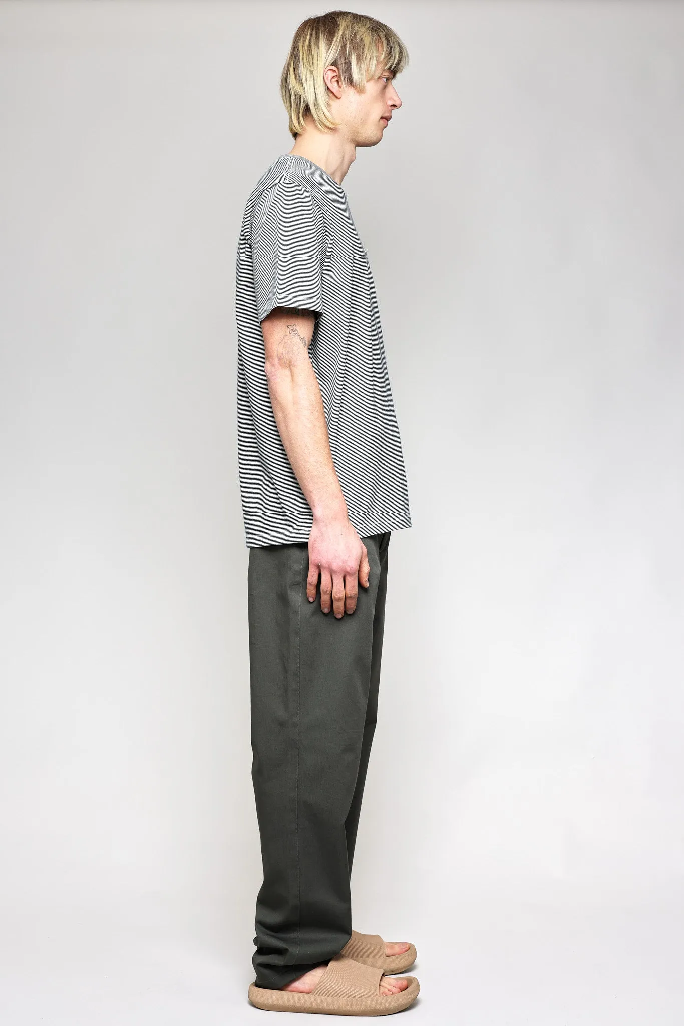 NS2175-1 Mini Stripe Pocket Crew in Blue sold by National Standards product image thumbnail 4