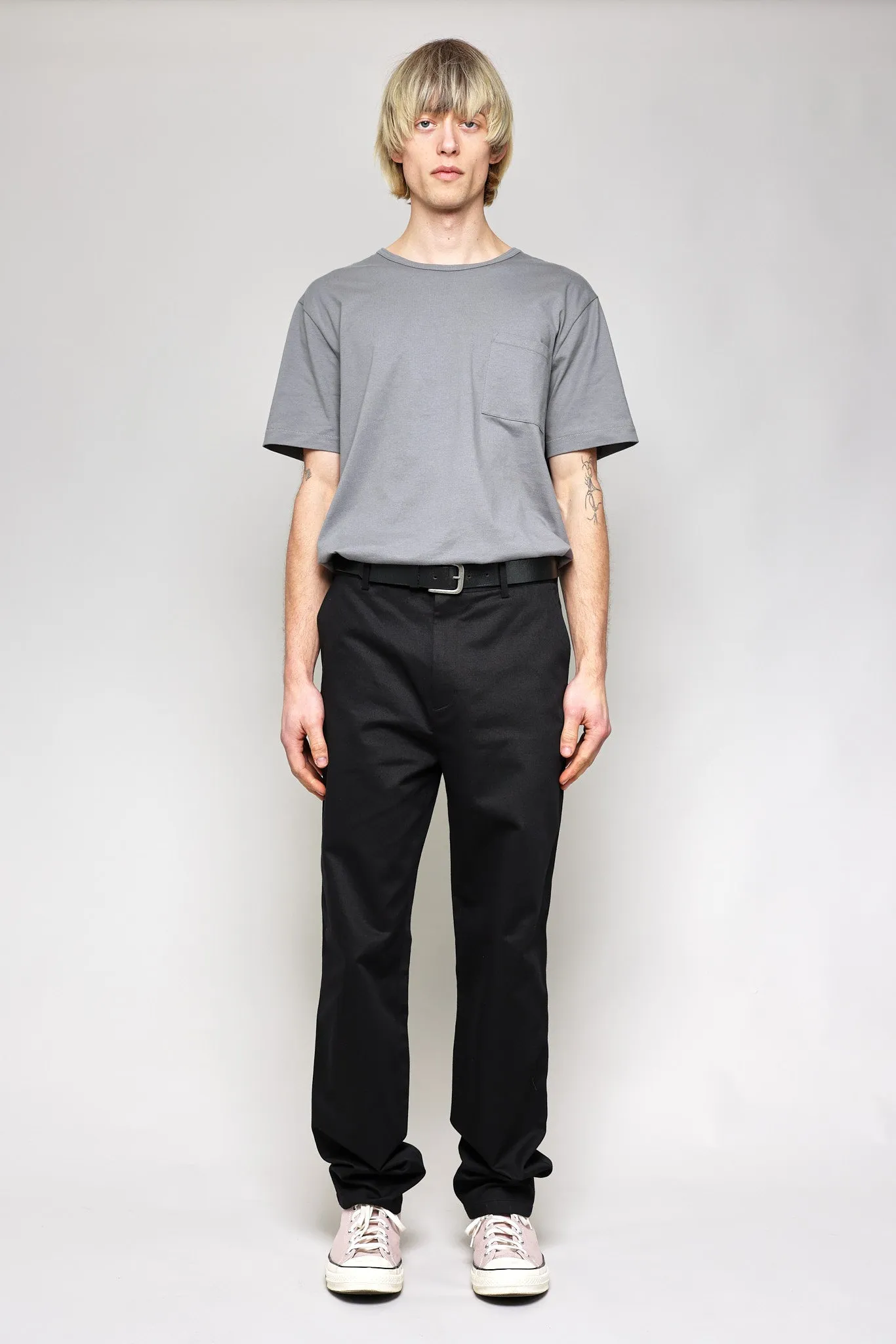 NS2168-5 Base Jersey Pocket Crew in Grey sold by National Standards product image thumbnail 5