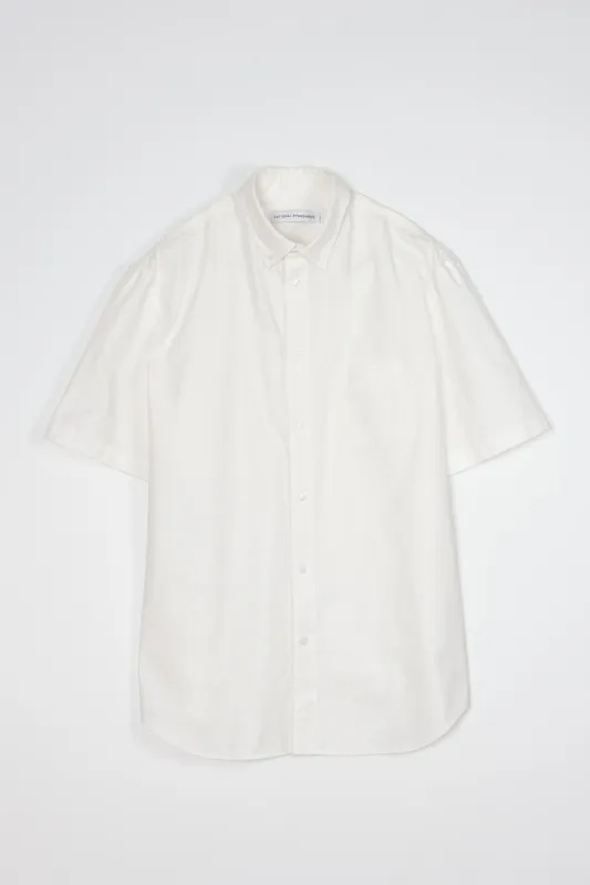 NS1191-68 Japanese Washed Oxford in White sold by National Standards