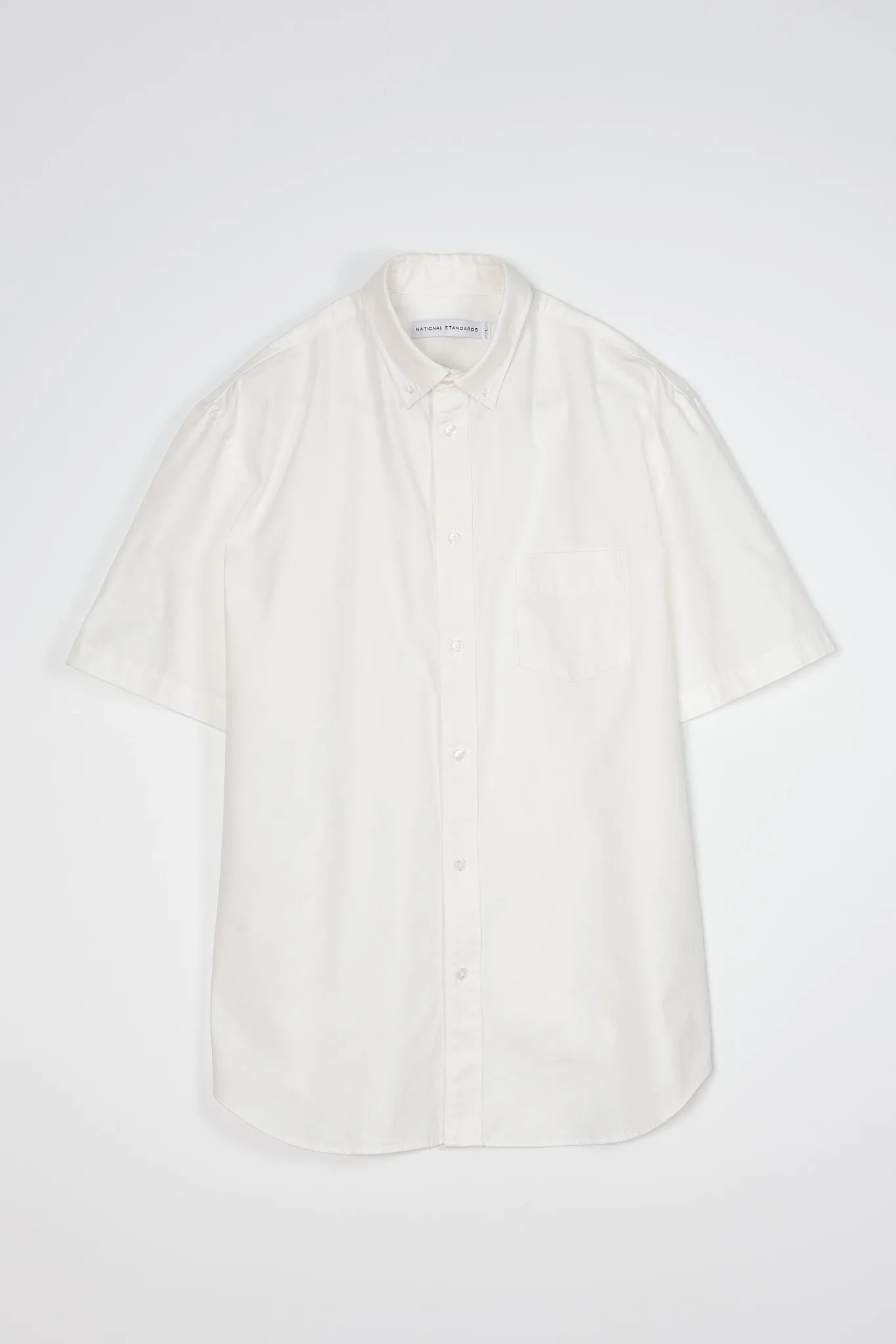 NS1191-68 Japanese Washed Oxford in White sold by National Standards