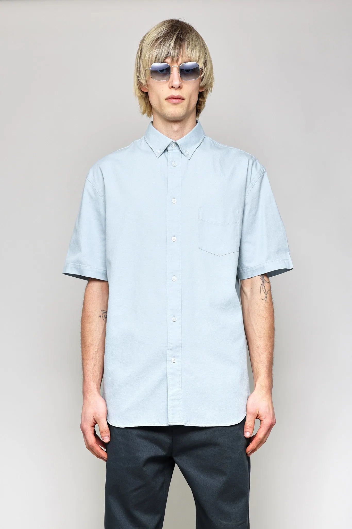 NS1191-66 Japanese Washed Oxford in Light Blue sold by National Standards product image thumbnail 2