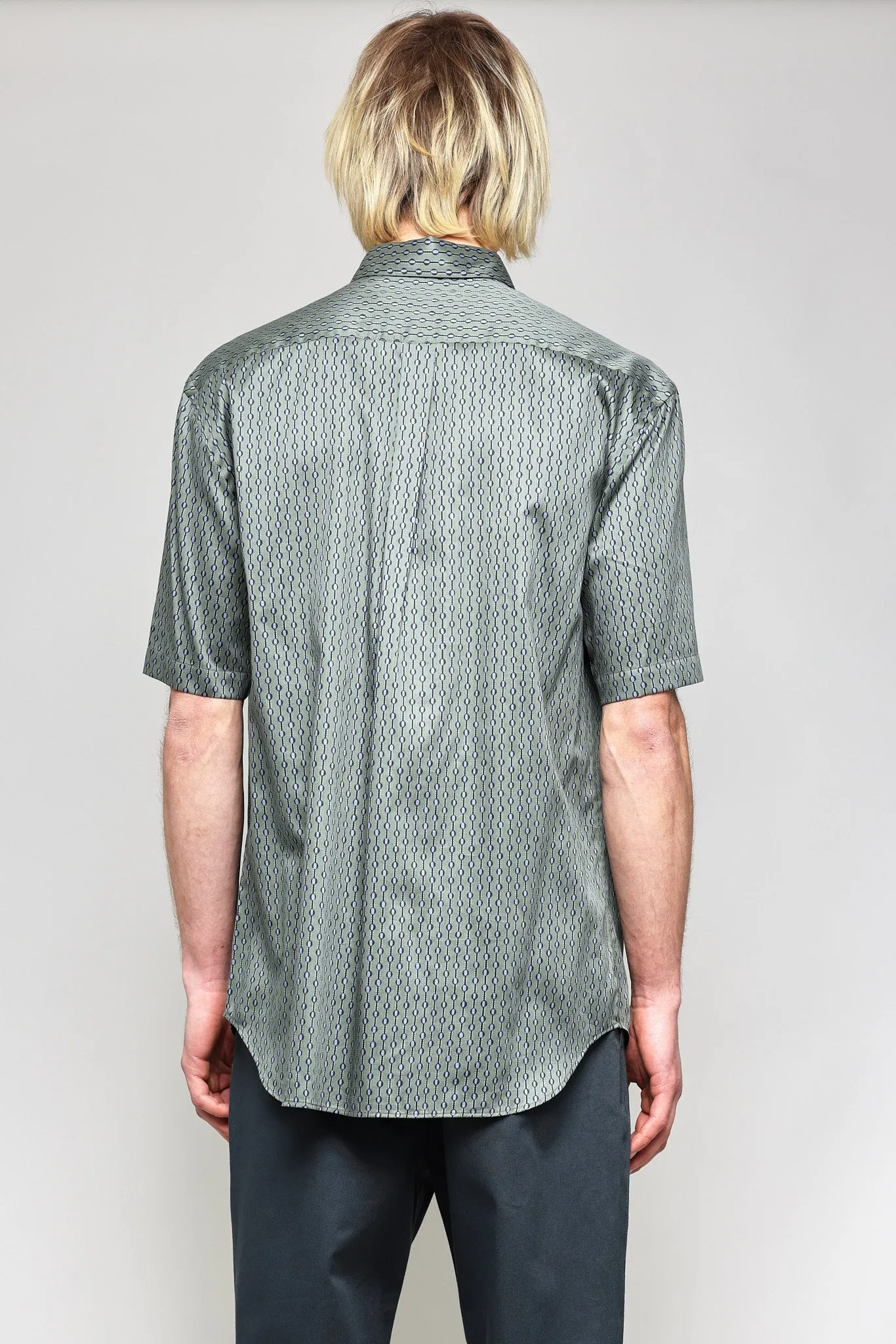 NS1191-61 Japanese Dotted Stripe Print in Green sold by National Standards product image thumbnail 3