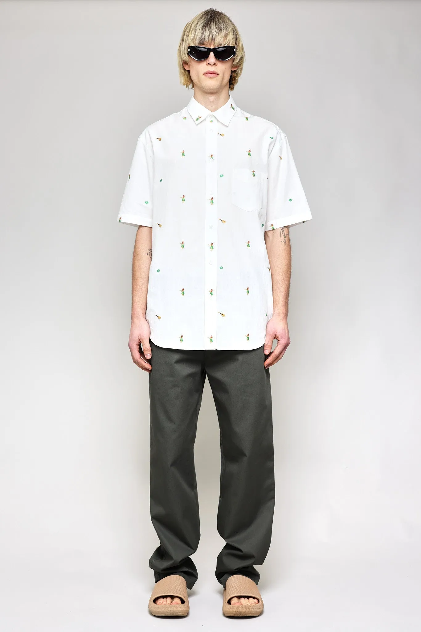 NS1191-57 Japanese Hula Embroidery in Off White sold by National Standards product image thumbnail 5