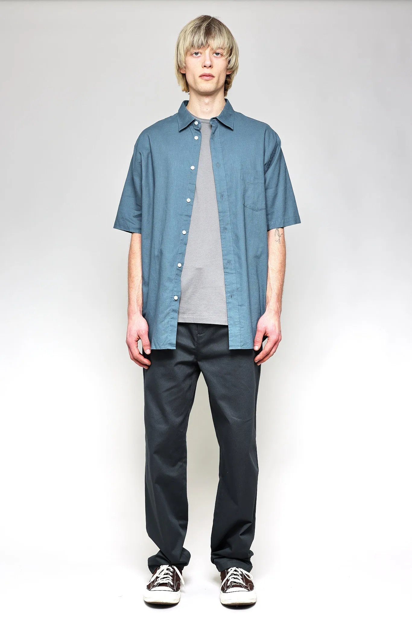 NS1191-36 Japanese Washed Sheeting in Blue sold by National Standards product image thumbnail 5